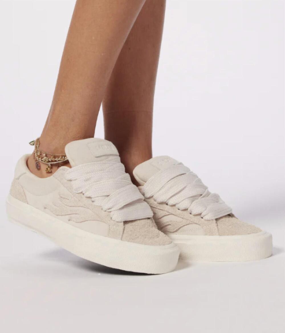 NEW SABLYN sable sneaker in cream